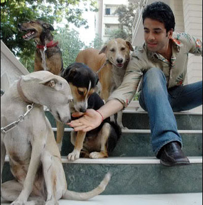 Tusshar Kapoor spotted buying toys for his dogs